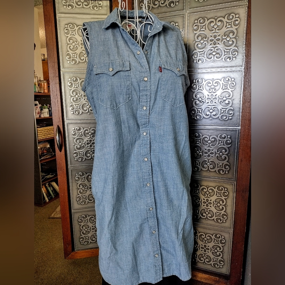 Levi Women's Dress/Cardigan Size Small,can be worn as jacket